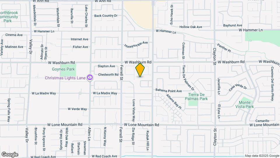 3012 Pumpkin Harvest Ave Map and Location Details