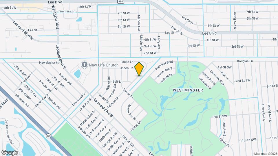 2129 Fairway Dr Mapa y Detalles de la Ubicación
