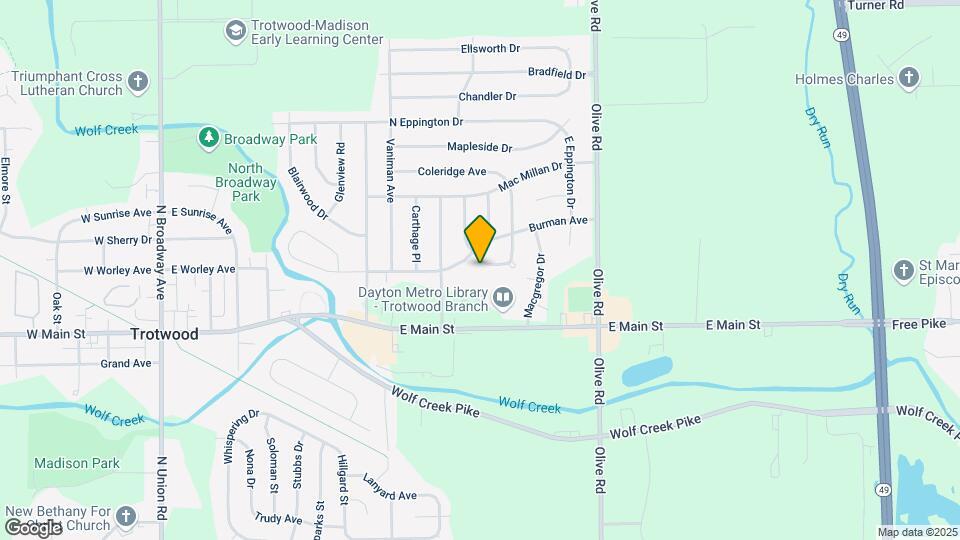704 Redway Cir Map and Location Details