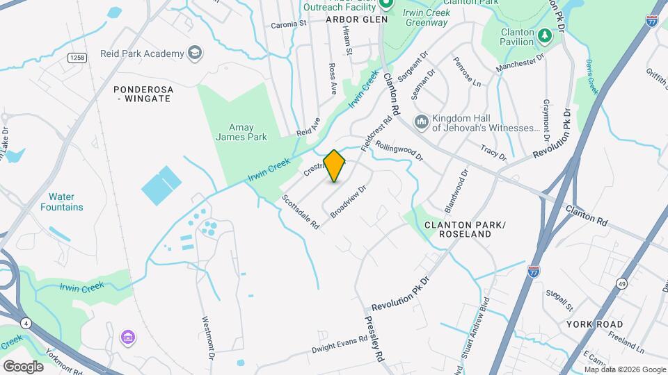 4000 Fieldcrest Rd Map and Location Details