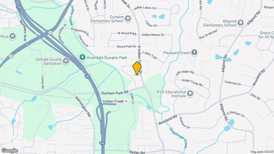 803 Durham Trail Map and Location Details