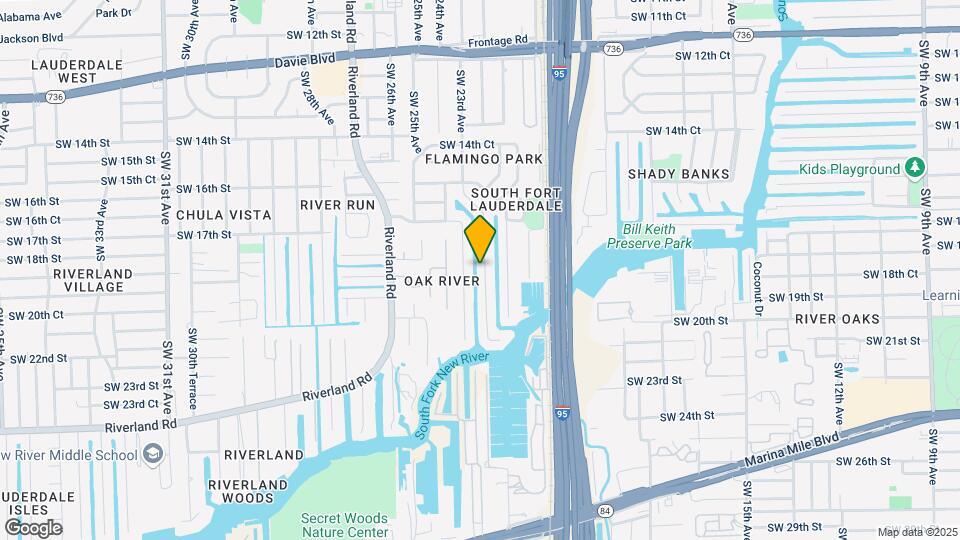 1831 SW 23rd Ave Map and Location Details