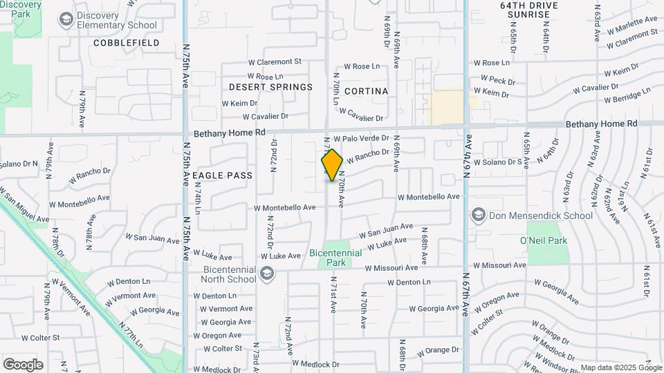 5725 N 71st Ave Map and Location Details