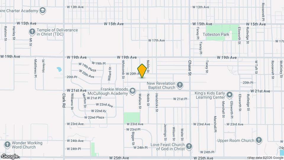 3586 20th Pl Map and Location Details