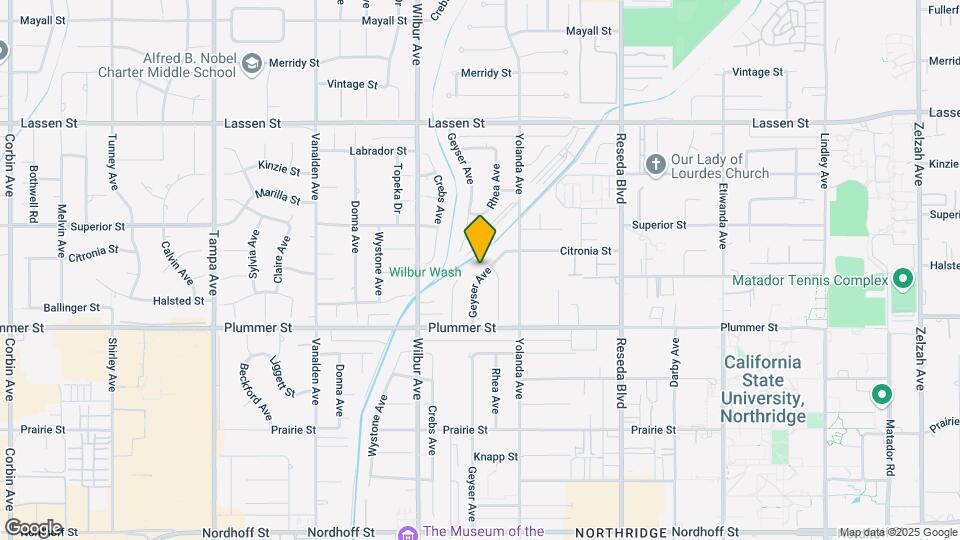 9559 Geyser Ave Map and Location Details