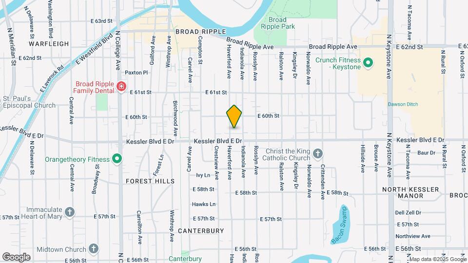 5925 Haverford Ave Map and Location Details