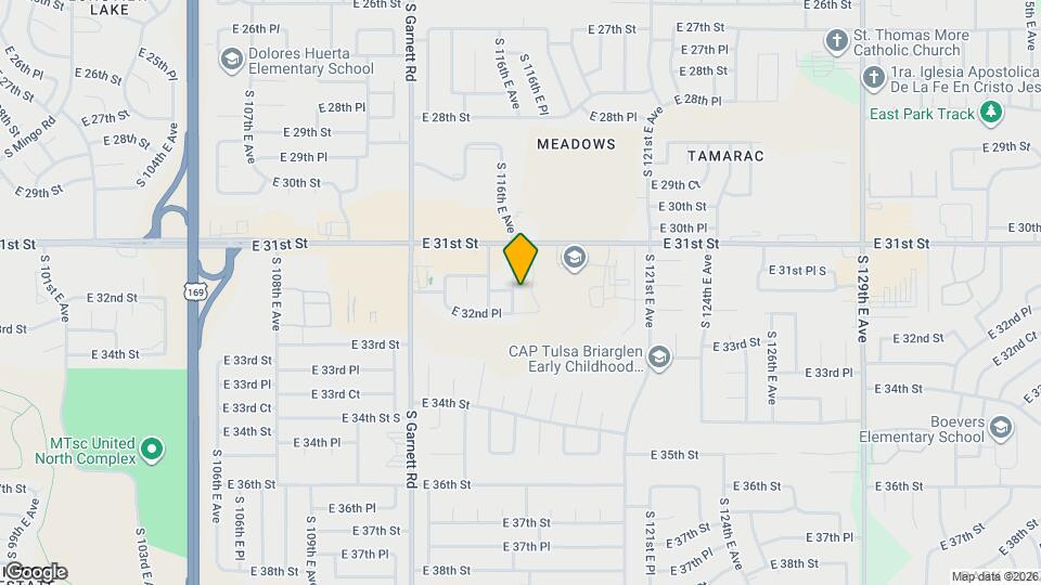 3203 S 117th E Ave Map and Location Details