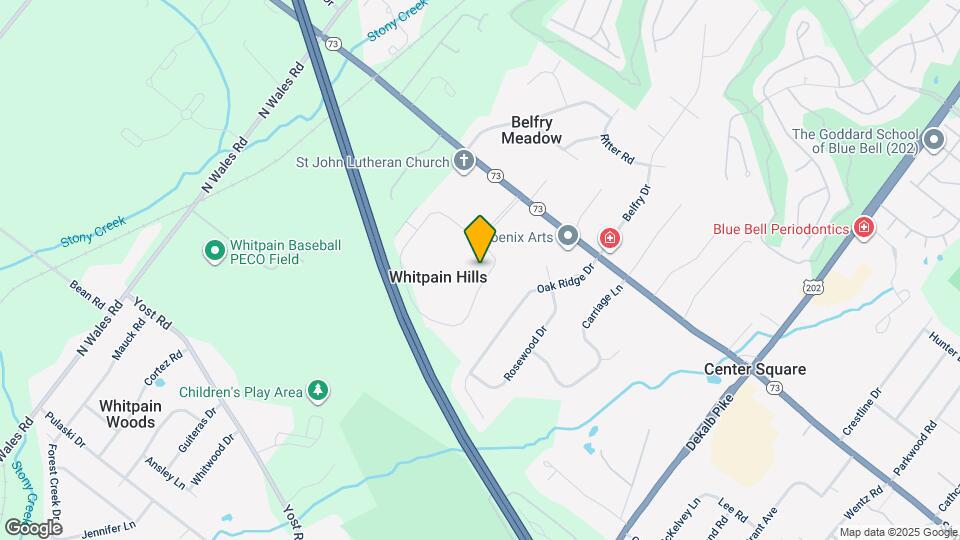 2014 Whitpain Hls Map and Location Details