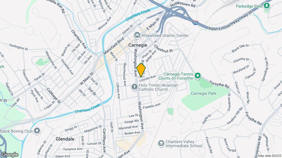 315 Lincoln Ave Map and Location Details