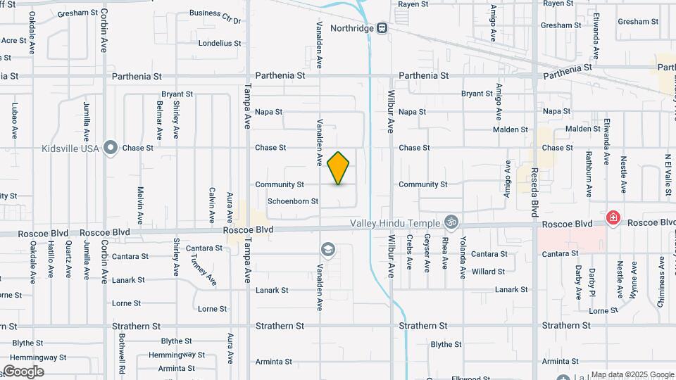 19030 Community St Map and Location Details