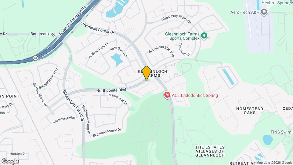 9622 Old Timber Ln Map and Location Details