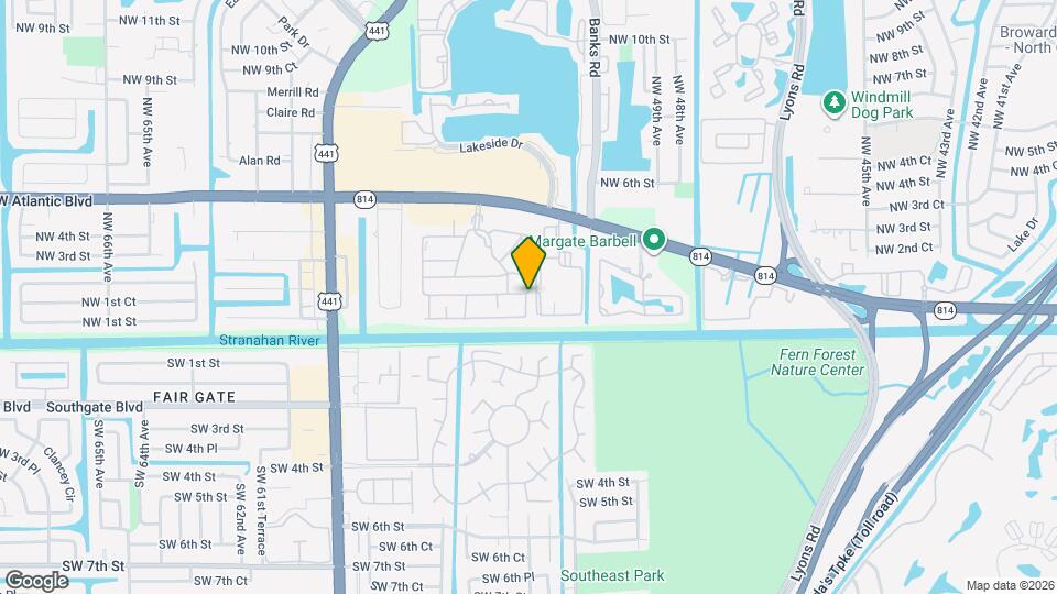 5380 Lakewood Cir S Map and Location Details