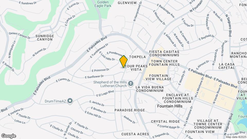 13450 N Mountainside Dr Map and Location Details