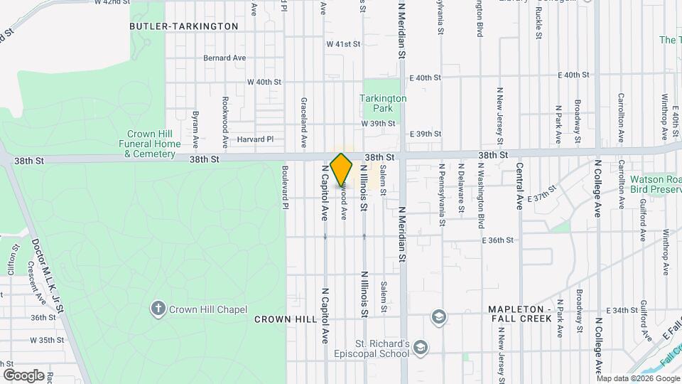 3708 N Kenwood Ave Map and Location Details