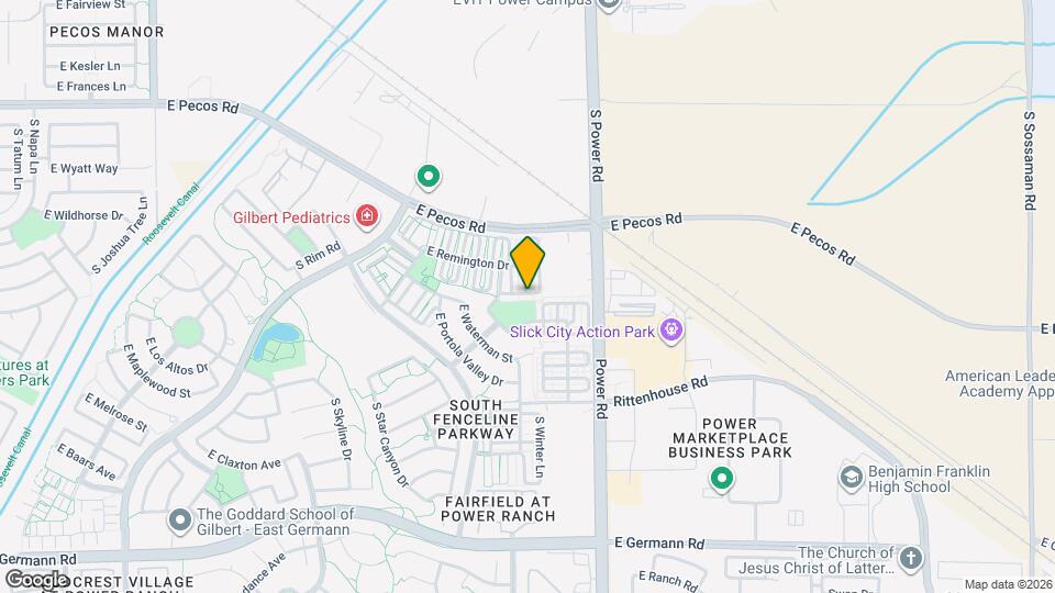 4677 E Wildhorse Dr Map and Location Details