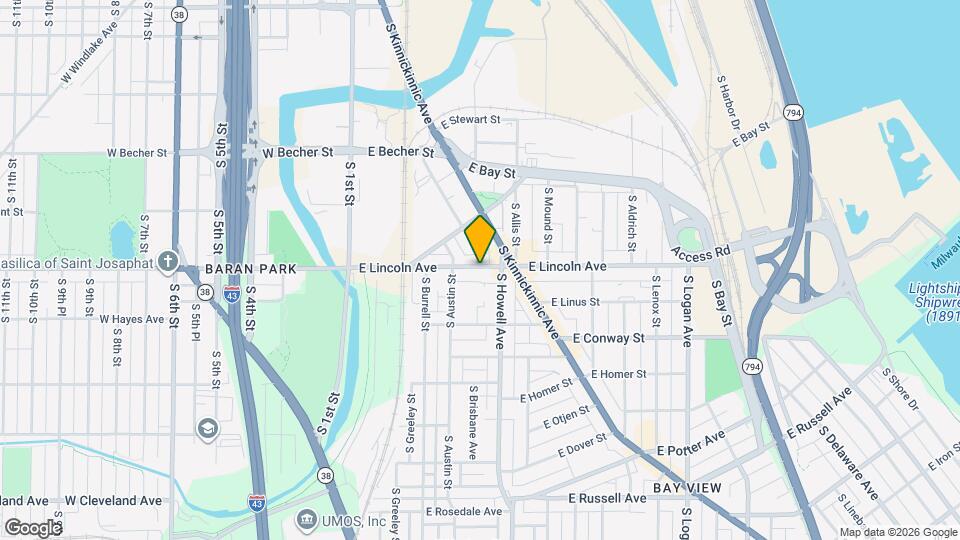 341 E Lincoln Ave, Unit A Map and Location Details