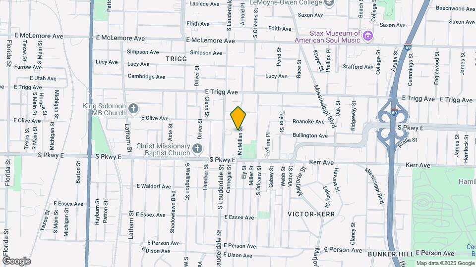 1393 McMillan St Map and Location Details