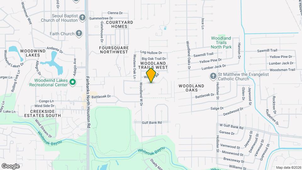 8115 Western Trail Dr Map and Location Details