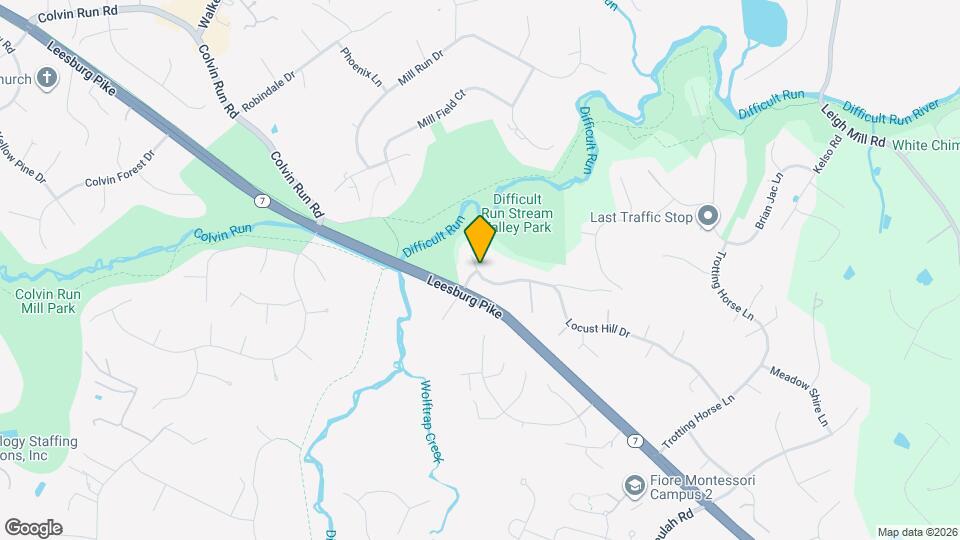 9705 Locust Hill Dr Map and Location Details