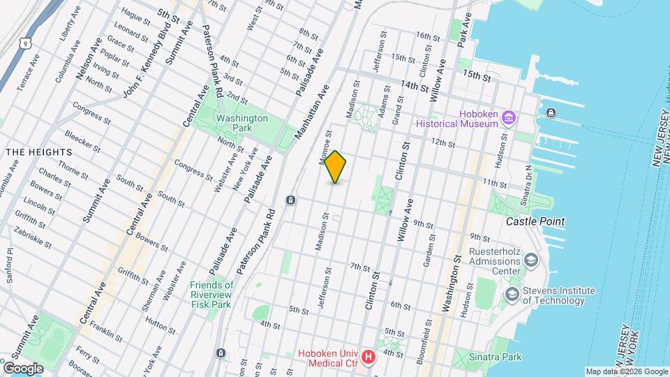 921 Madison St Map and Location Details