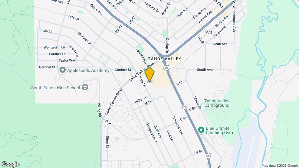Tahoe Valley Townhomes Map and Location Details