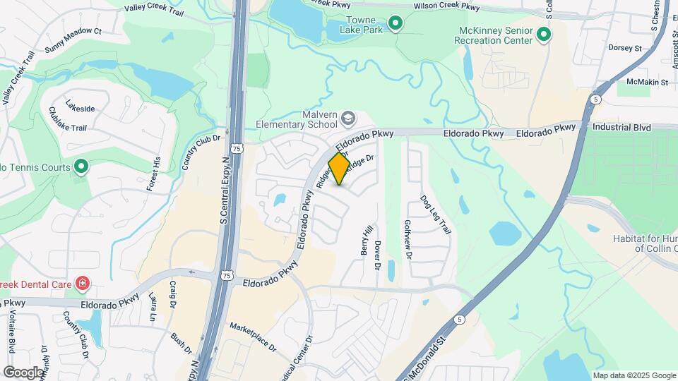 1305 Greenbriar Ln Map and Location Details