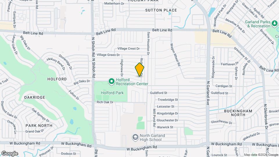 2102 Richwood Dr Map and Location Details