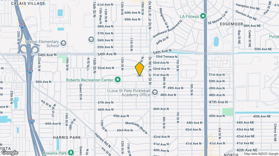 5030 10th St N Map and Location Details
