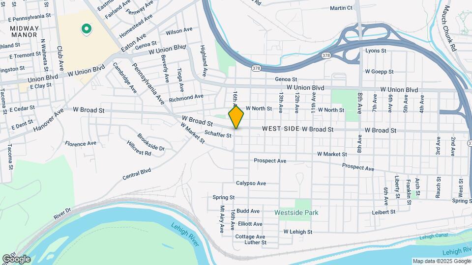 1629 W Broad St Map and Location Details