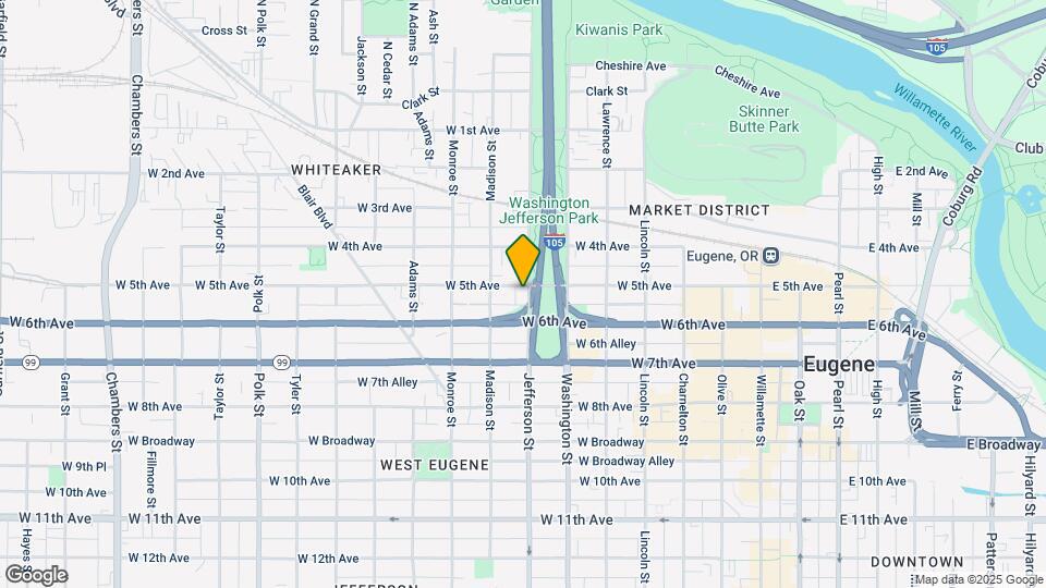 500 Jefferson St Map and Location Details