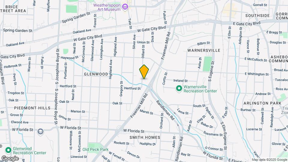 1009 Dillard St Map and Location Details