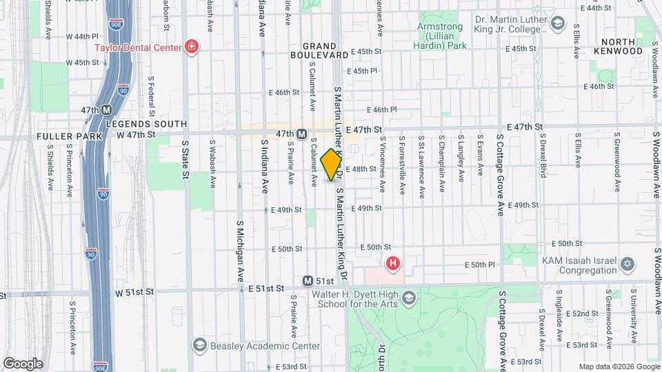 4824 S King Dr Map and Location Details