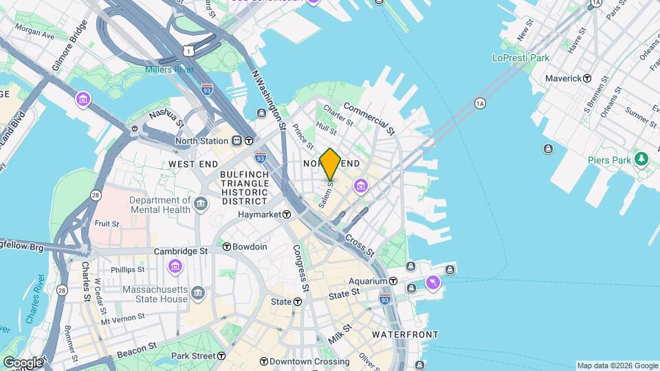 100 Salem St Map and Location Details