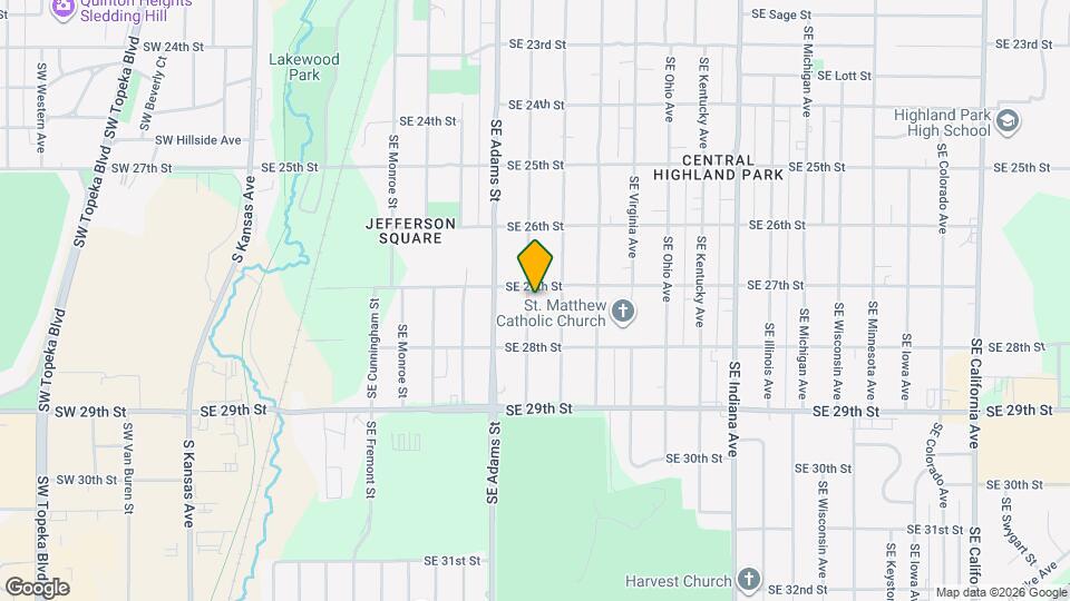 2704 SE Massachusetts Ave Map and Location Details