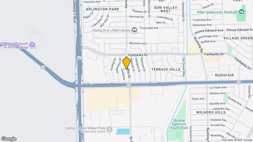 10037 Kenworthy St Map and Location Details