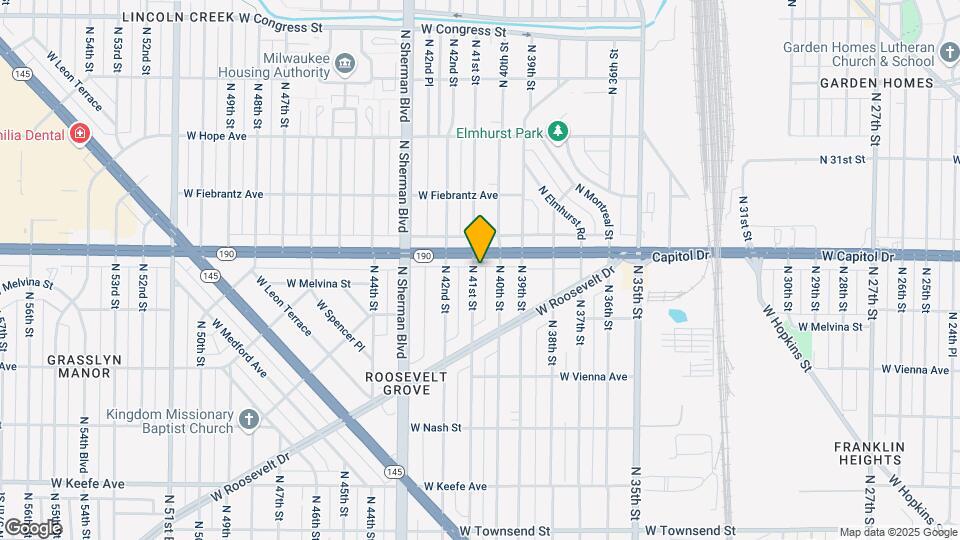 3960 N 41st St Map and Location Details