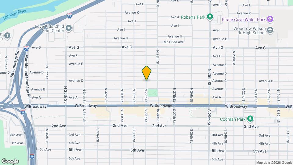 257 N 29th St Map and Location Details