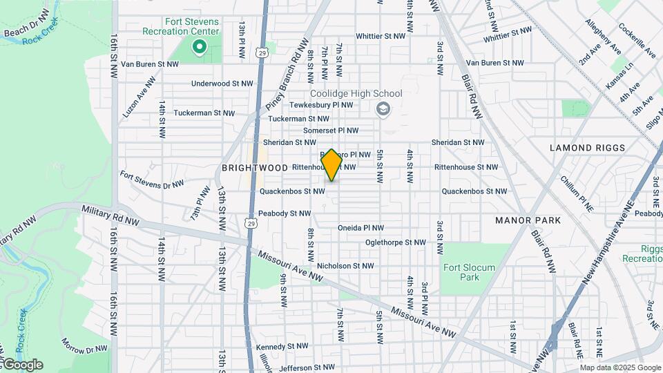 705 Quackenbos St NW Map and Location Details