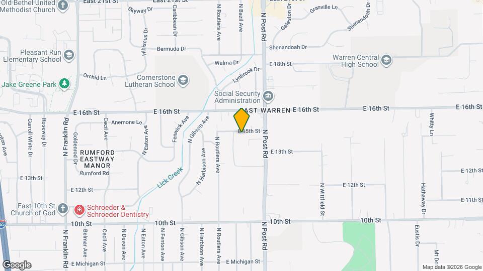 8839 E 15th St Map and Location Details