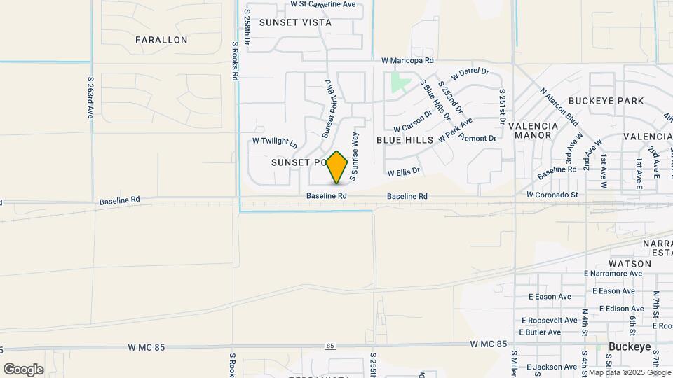 25619 W Satellite Ln Map and Location Details