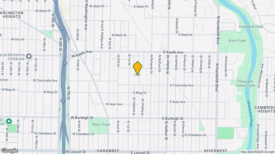 3337 N Palmer St Map and Location Details