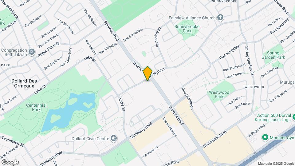 17 Hyman Map and Location Details