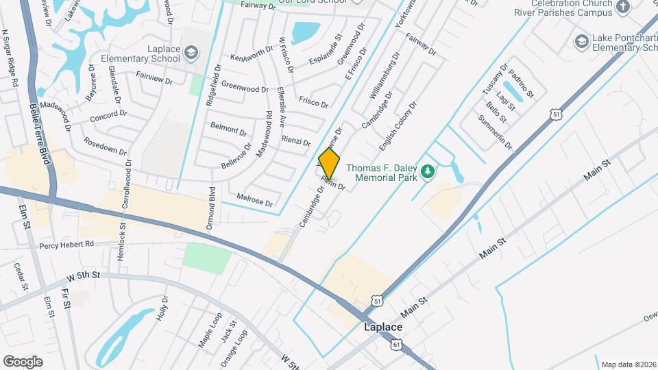 1212 Cambridge Dr, Unit D Map and Location Details