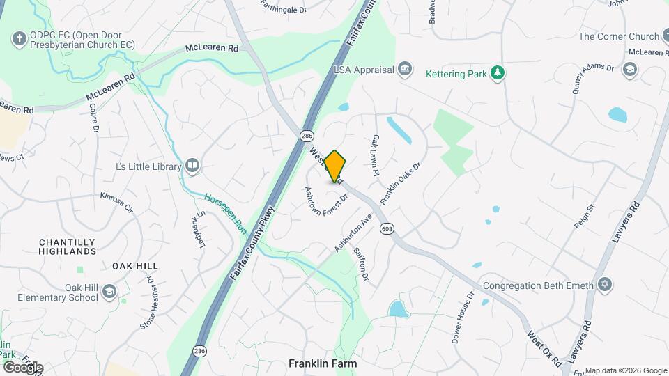 13004 Rock Spray Ct Map and Location Details