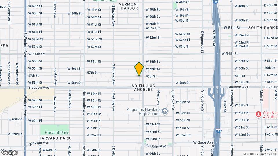 1014 W 57th St Map and Location Details