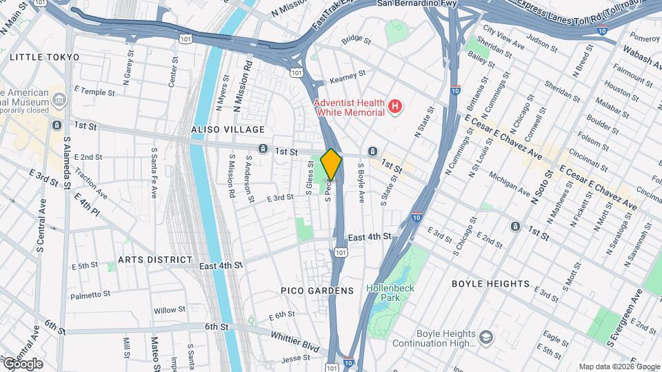 156 1/2 S Pecan St Mapa y Detalles de la Ubicación