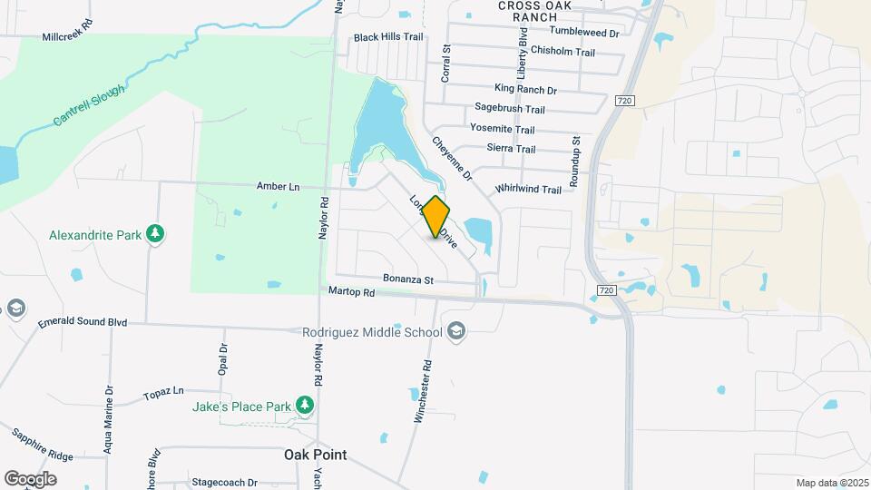 1125 Ponderosa Drive Map and Location Details
