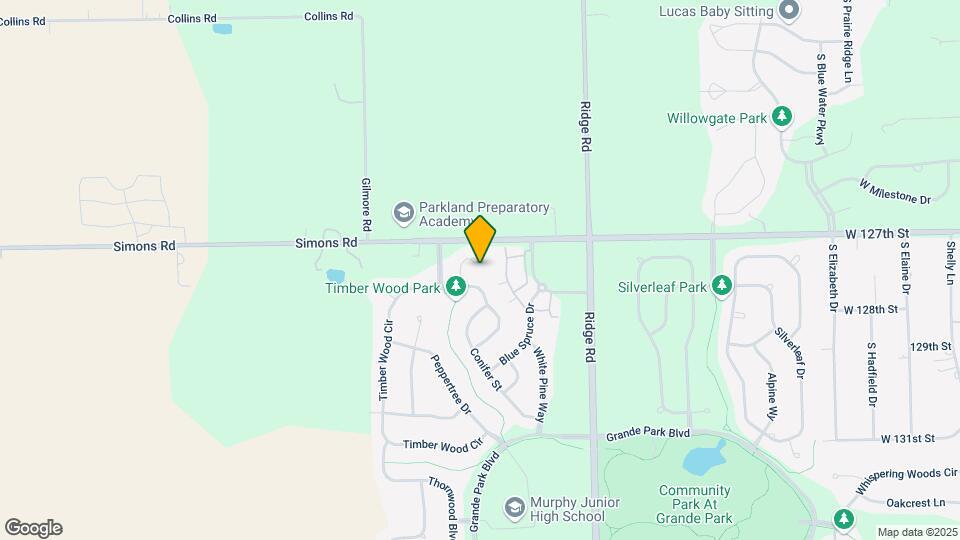 12713 Wild Rye Ct Map and Location Details