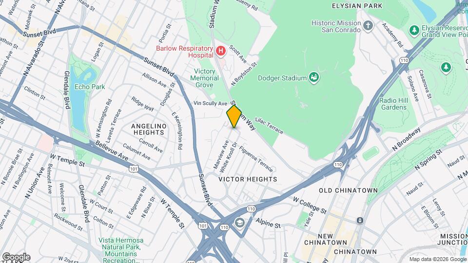 1122 Panorama Way Map and Location Details