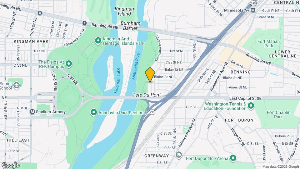 121 Anacostia Ave NE Map and Location Details